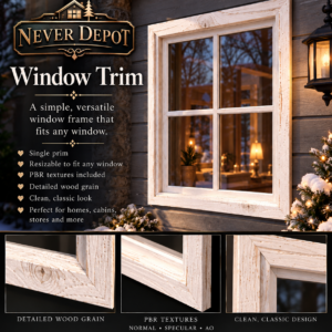 Never Depot Window Frame